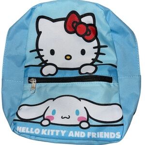 Hello Kitty & Friends Mini back pack Baby Blue & Black